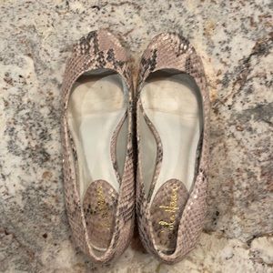 Cole Haan wedge peep toe shoes